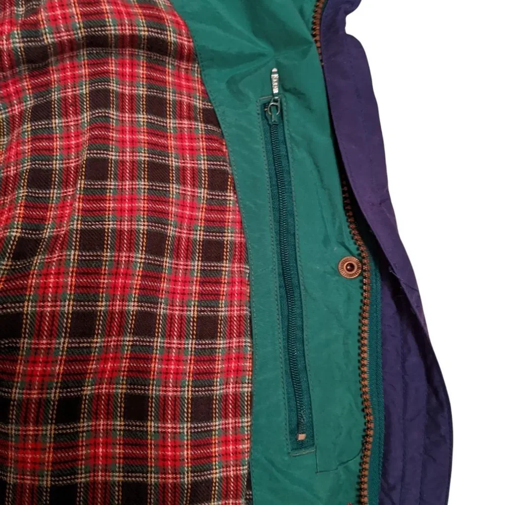 EDELWEISS SKIWEAR Women's Navy Blue Jacket Snap Double Zip Medium